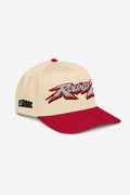 ROUND 2 - 5 panel Retro Cap (Red/Cream)