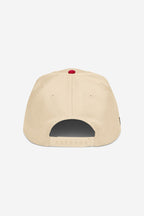 ROUND 2 - 5 panel Retro Cap (Red/Cream)