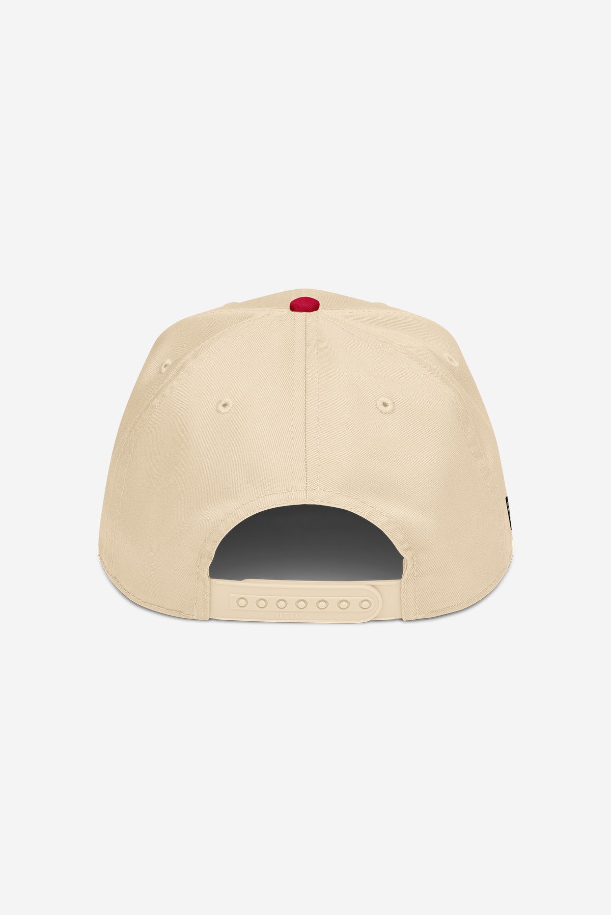 ROUND 2 - 5 panel Retro Cap (Red/Cream)