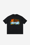 ROUND 2 - Loose Drop Shoulder T-Shirt (Black)