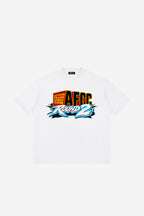 ROUND 2 - Loose Drop Shoulder T-Shirt (White)