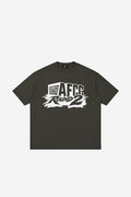 ROUND 2 - Loose Drop Shoulder T-Shirt (Dark Grey)