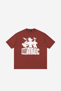 AFCC - Loose Drop Shoulder T-Shirt (Brick Red)