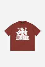 AFCC - Loose Drop Shoulder T-Shirt (Brick Red)