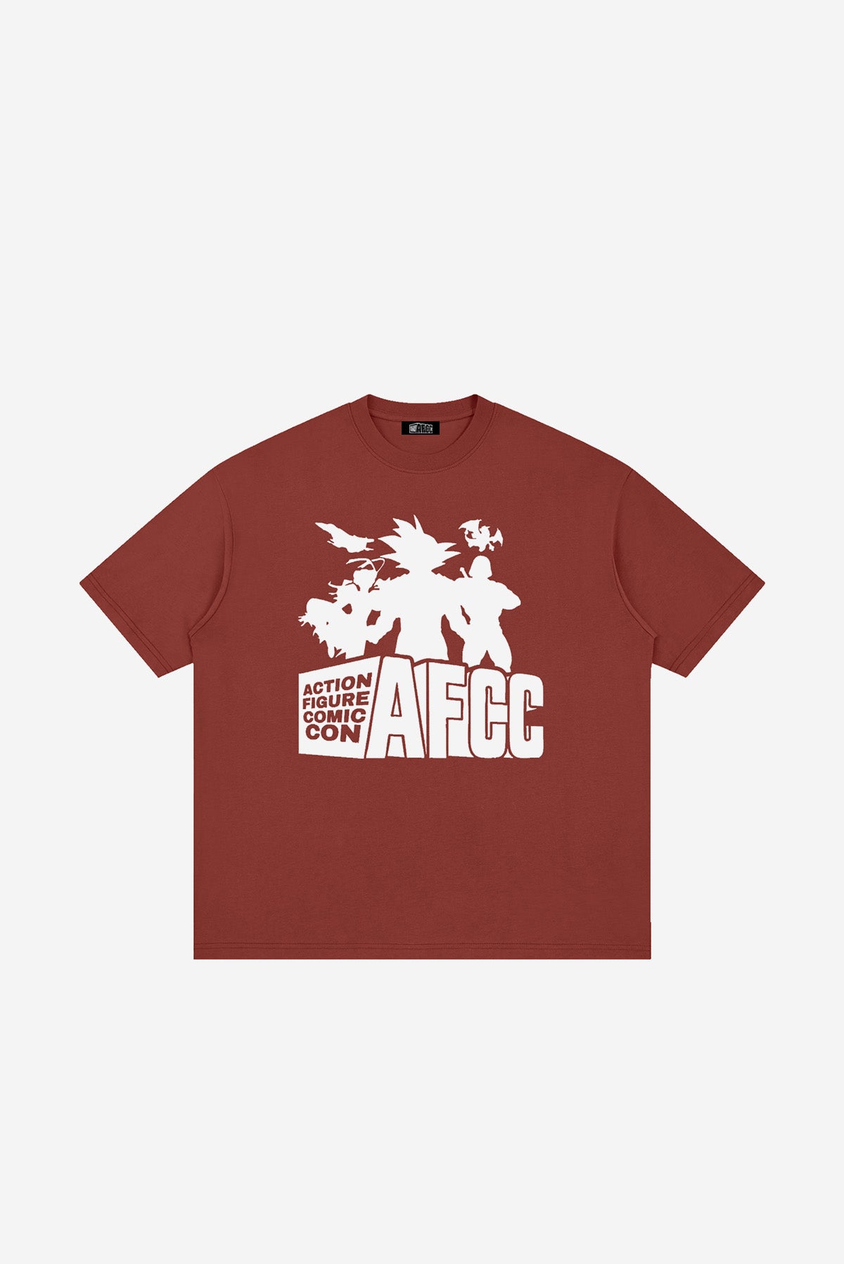 AFCC - Loose Drop Shoulder T-Shirt (Brick Red)