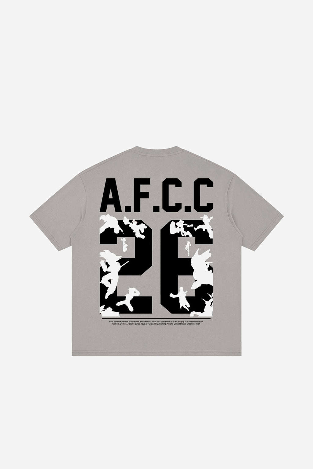 AFCC - Loose Drop Shoulder T-Shirt (Light Grey)