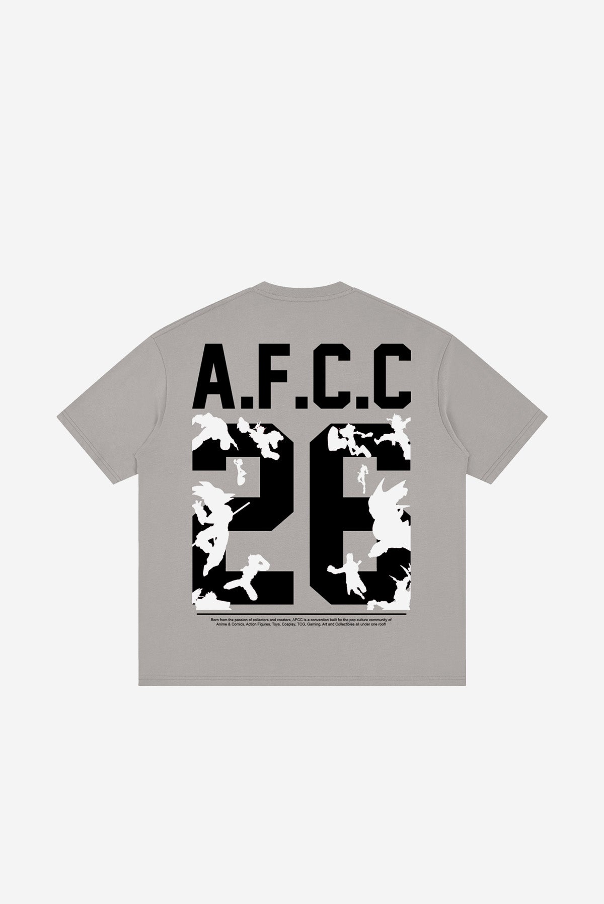 AFCC - Loose Drop Shoulder T-Shirt (Light Grey)