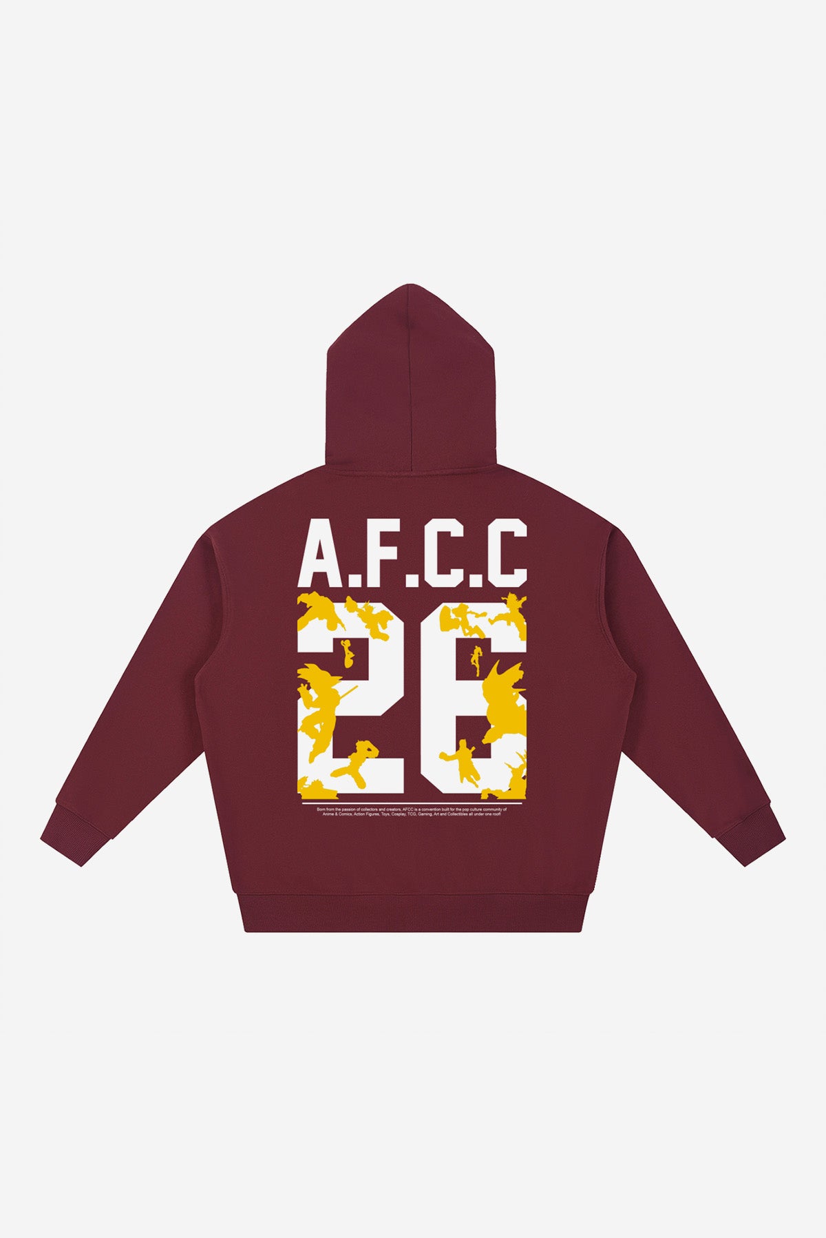 AFCC - Essential Heavyweight Hoodie (Burgendy)